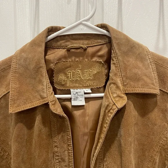 Live a Little Brown Leather Jacket - Picture 5 of 9